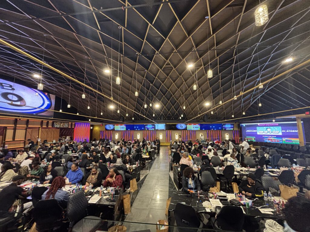 bingo hall in inglewood house bingo lax stage view